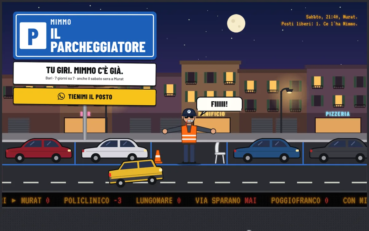 Sito regalo Mimmo il Parcheggiatore